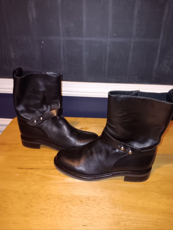 rag & bone Shoes - Rag & Bone Leather Moto Boots Size 38.5